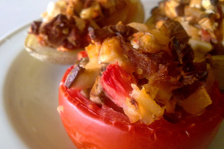 Baked Stuffed Tomatoes