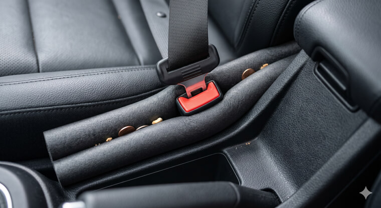 Foam Pipe Insulation To Block The Seat Gap Drop Zone
