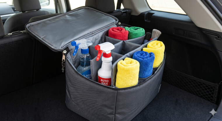 Insulated Six-Pack Coolers For Organized Auto Detailing Sprays