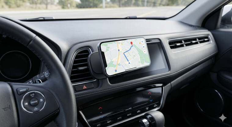 Magnetic Phone Mounts For Clutter-Free Dashboard Navigation