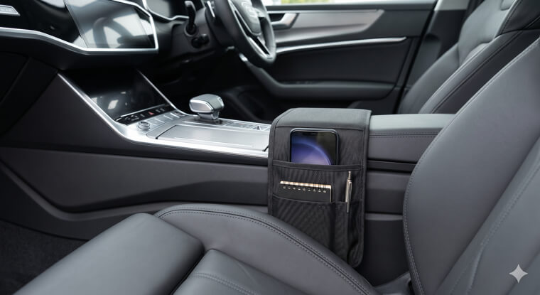 Remote Control Caddy For Between-The-Seat Storage
