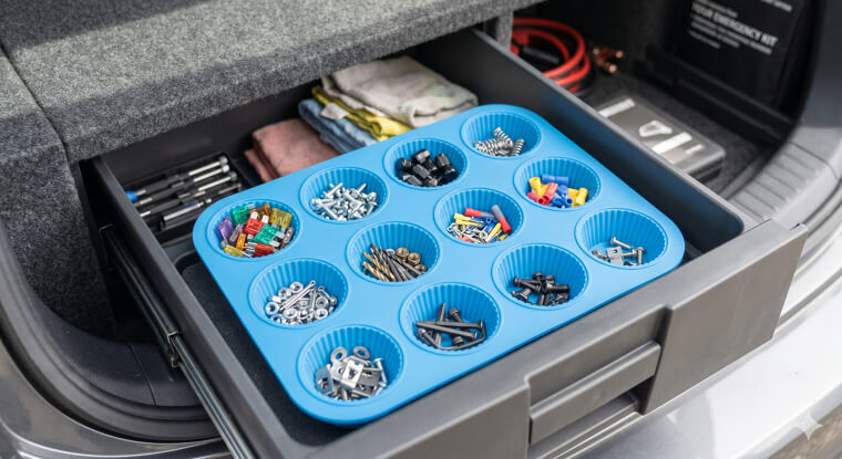 Muffin Tins For Consolidating Tiny Loose Hardware