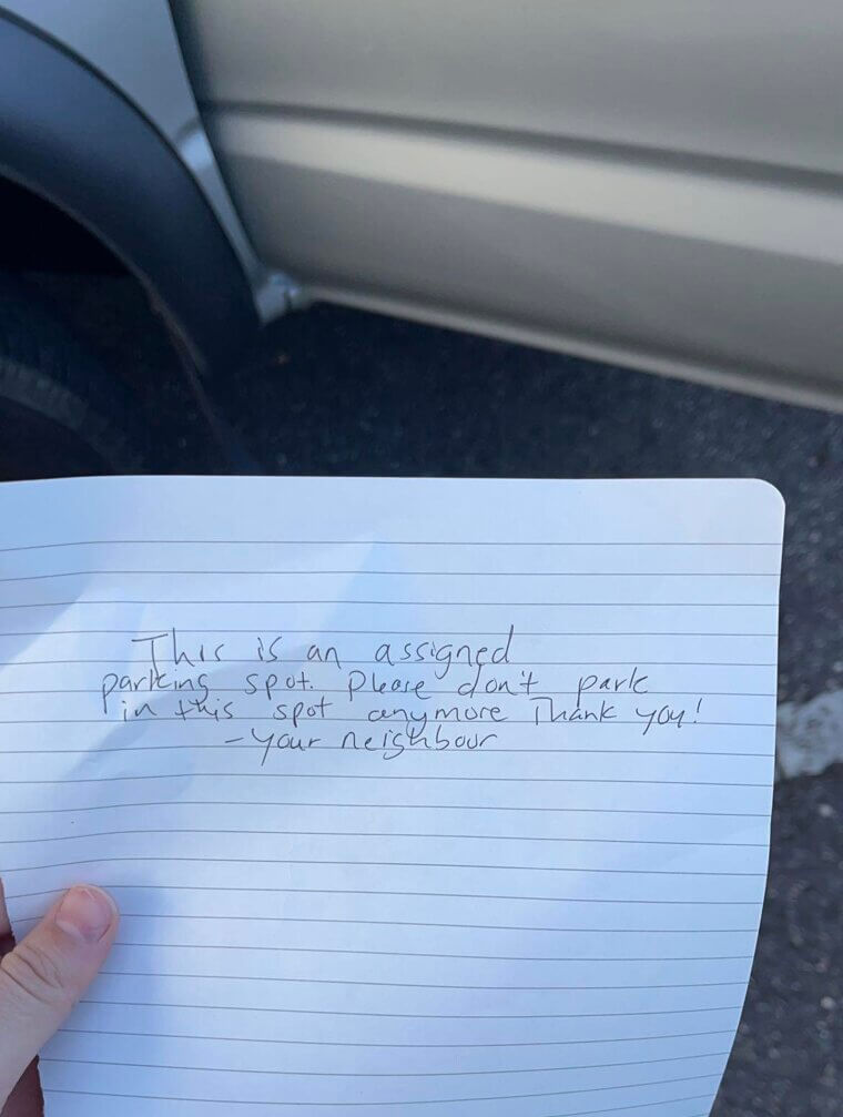 A Neighbor's Polite Warning