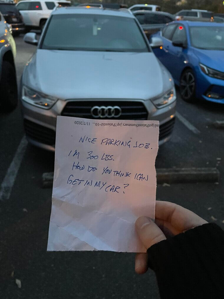 A Plea From a 300-Pound Driver