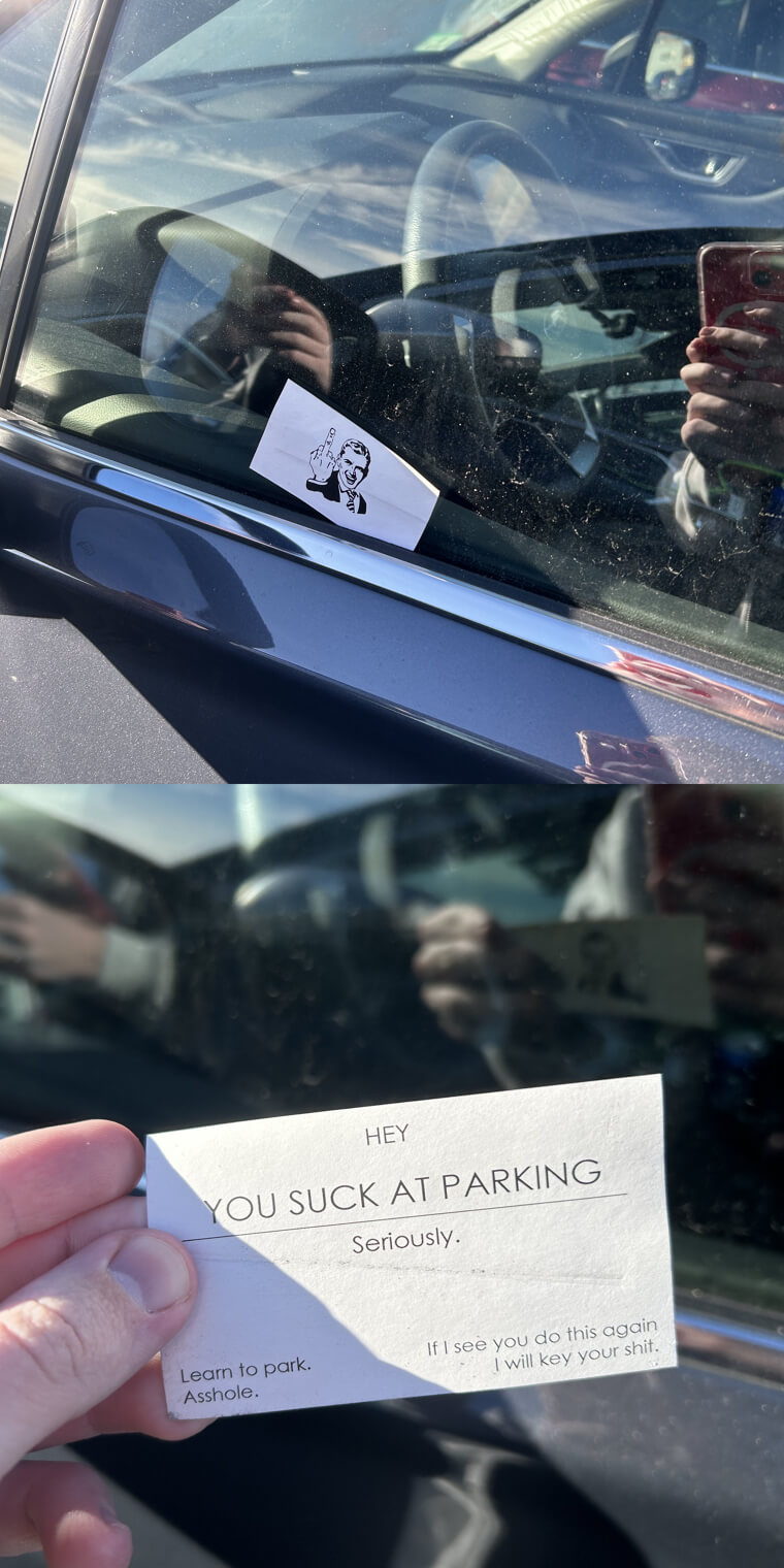 A Stern Warning About Parking Skills