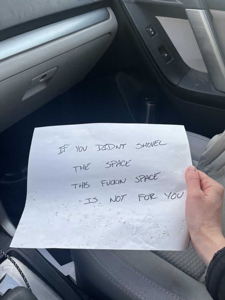 A Stern Warning About Shared Spaces
