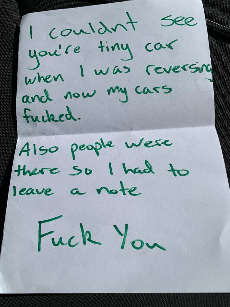 A Veiled Apology with a Profane Twist