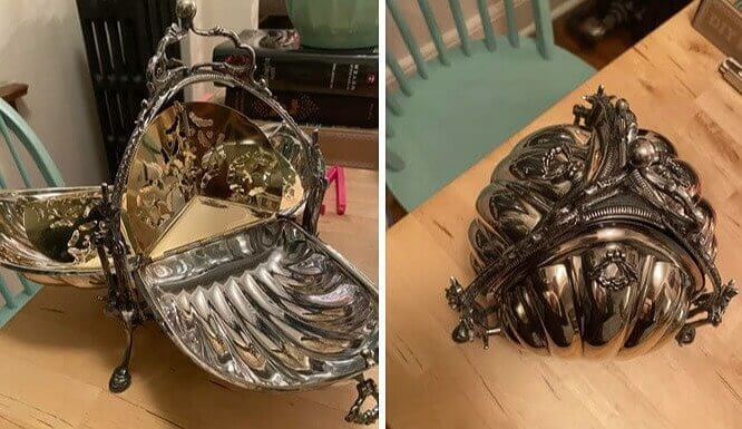 Antique Bread Warmer Right Out of a Fairytale