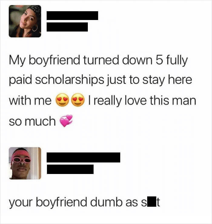 Apparently Love Means Giving up on Your Dreams