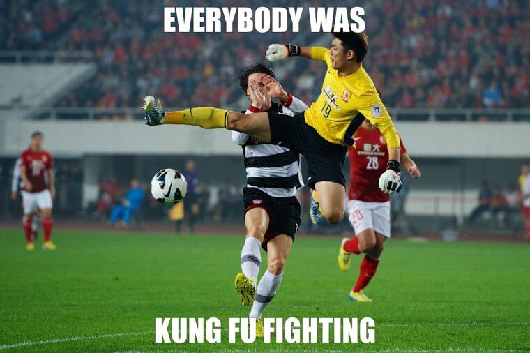 When All Else Fails, Kick Your Opponent In The Face