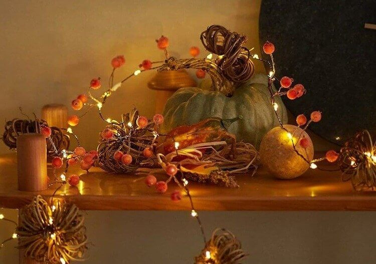 Fall Garland Lights - Now 15% Off!