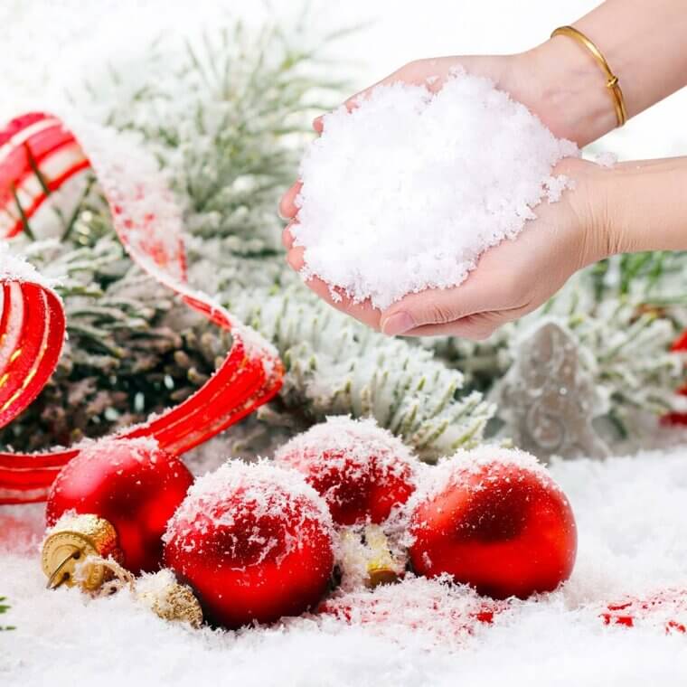 Hatisan Fake Snow - Perfect for Christmas & Crafts