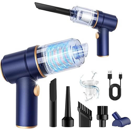 Versatile Car Vacuum and Air Duster that Cleans Hard-to-Reach Spaces. Now 22% Off!