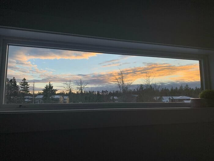 Dieses Fenster sieht aus wie ein Gemälde