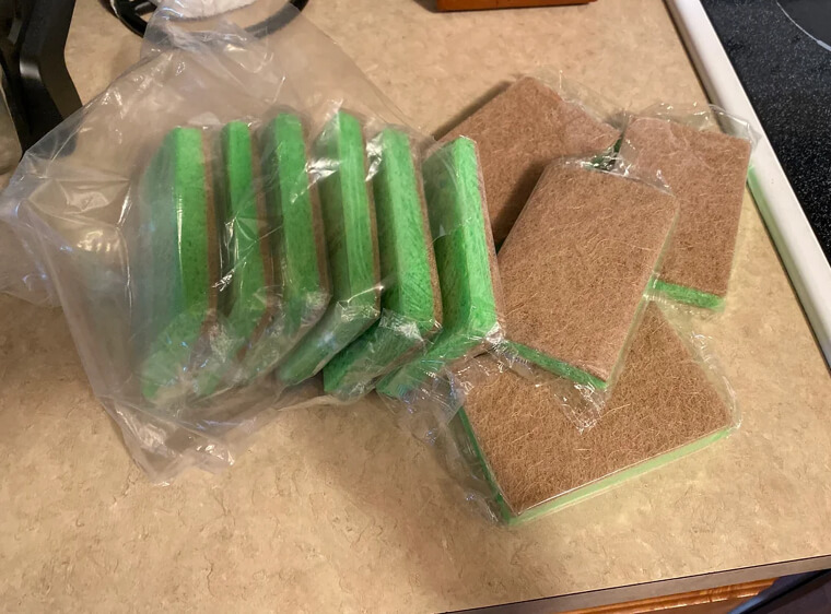 Biodegradable Sponges Keep The Kitchen Green