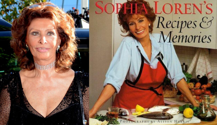 Sophia Loren’s Best-Selling Cookbooks and Italian Brand Endorsements