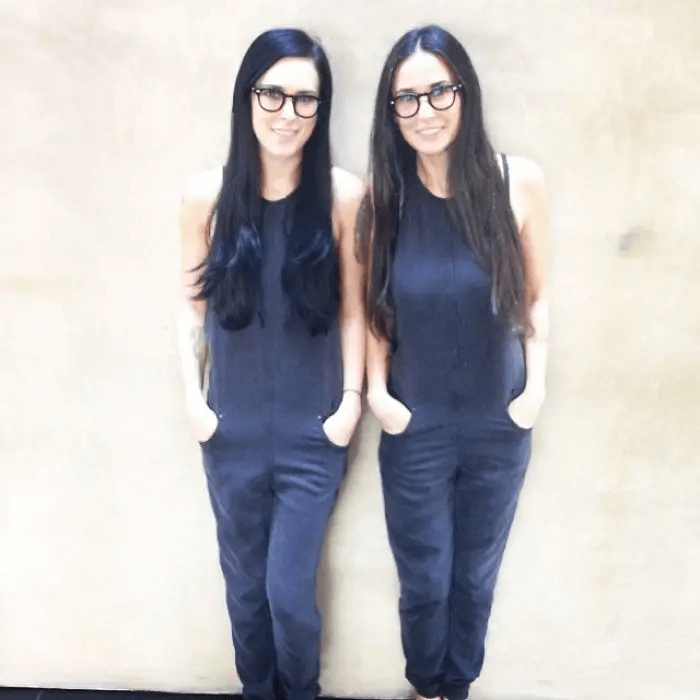 Demi Moore And Her Daughter
