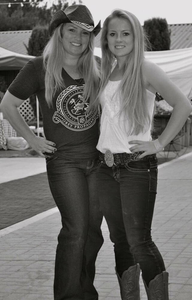 Country-Style Mom And Daughter