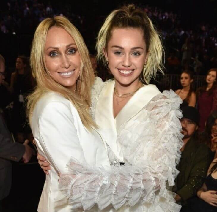 Miley Cyrus And Her Mom