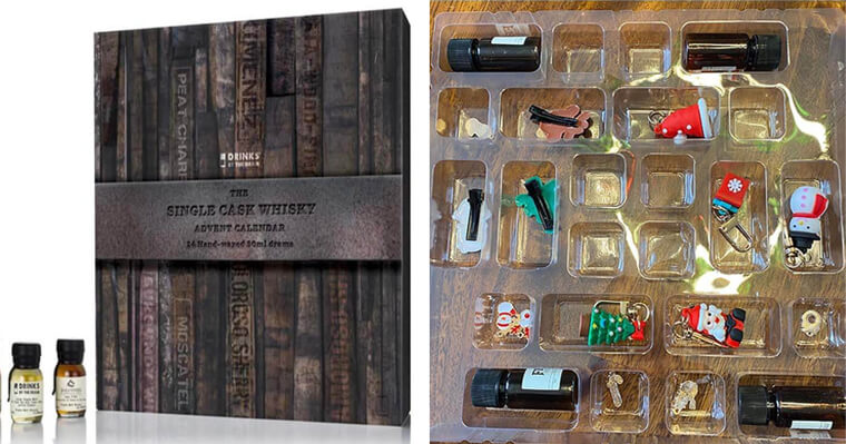 This Whiskey Advent Calendar Sure Doesn't Have A Lot of Whiskey