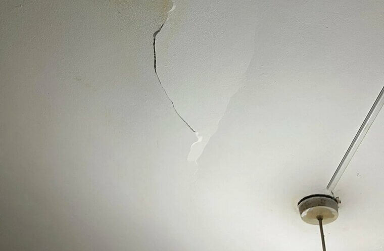 Fix Cracks in Ceiling