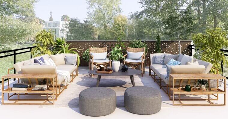 Clean Outdoor Furniture