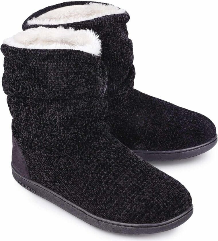 LongBay Bootie Slippers - Cozy Fleece Comfort for Your Feet! - 22% Off!