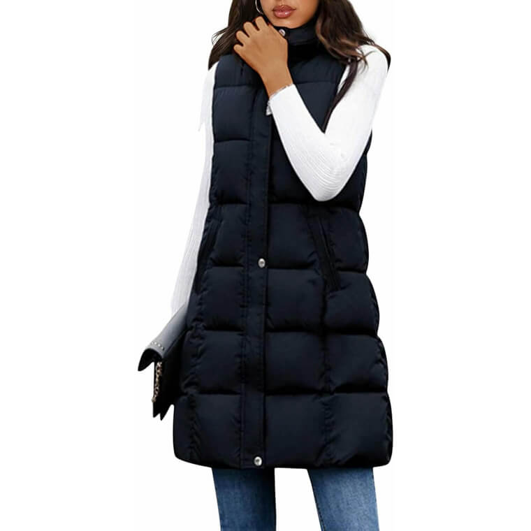 Stay Stylish and Warm with Women's Puffer Vest Now 26% Off!