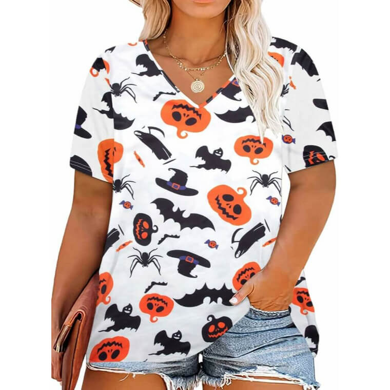 FLOYU Halloween Plus Tee - Perfect for Festive Fun