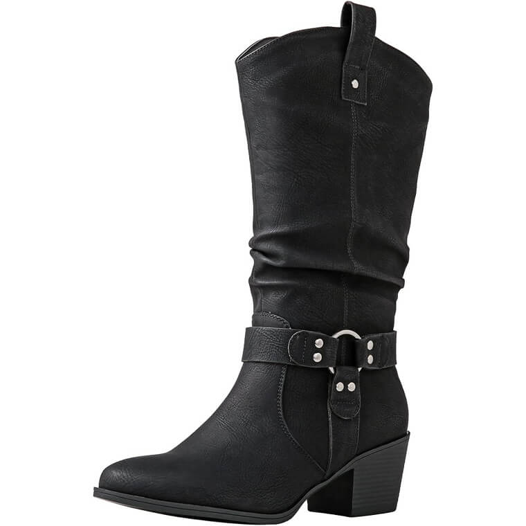 Elevate Your Style With Cowgirl Boots - Italian Faux Leather Elegance