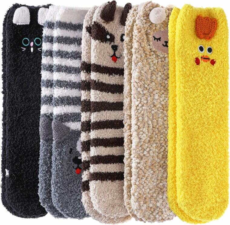 Stay Cozy With Fuzzy Socks - Perfect Winter Warmth! - Don’t Miss the 20% Discount!