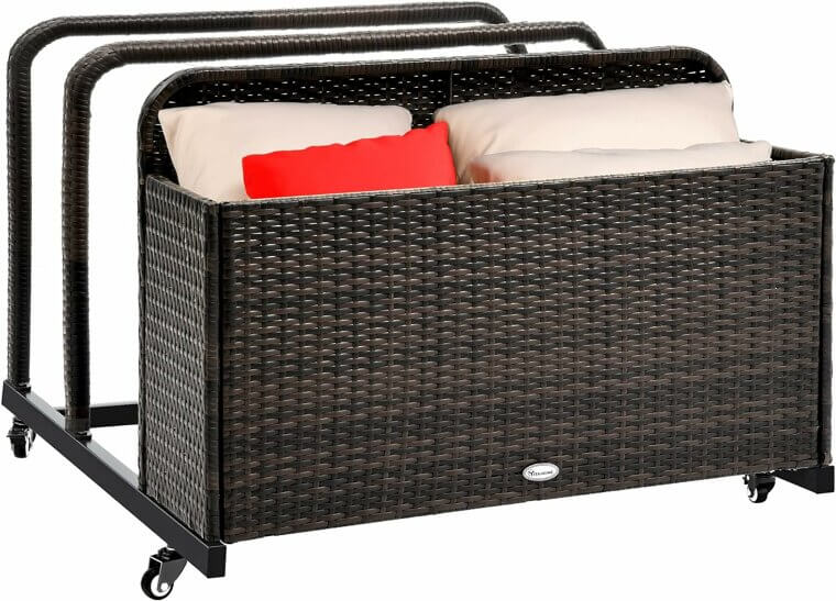Stylish YITAHOME Wicker Storage for Poolside Essentials