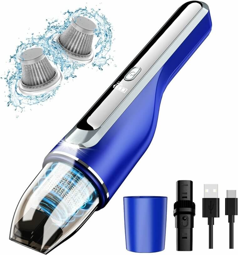 Revolutionize Cleaning with Handheld Vacuum - Lightweight, Powerful & Cordless!