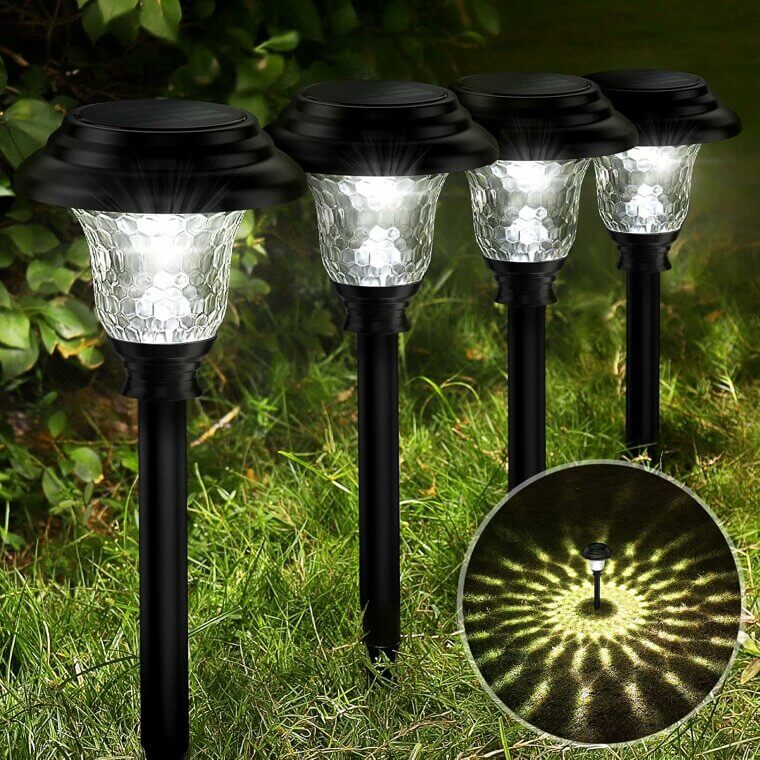 Illuminate Your Garden With Glass Solar Lights - Bright, Stylish, & Durable!