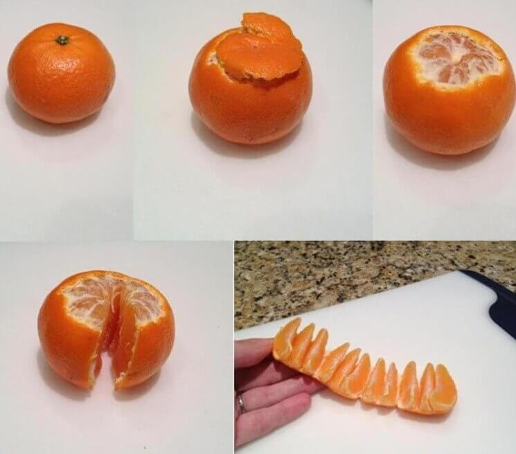 How to Peel Tangerines Without the Mess