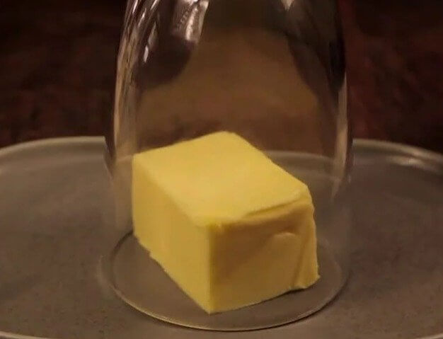 Soften Butter the Perfect Amount by Placing It Inside an Upside Down Glass