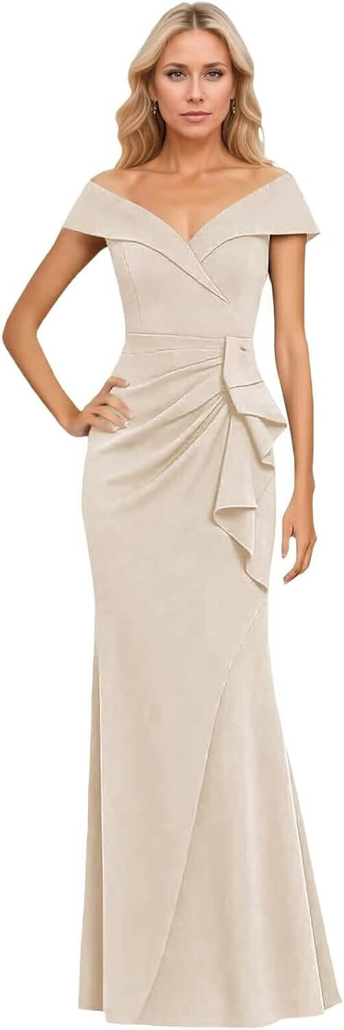 Elegant Satin Dress - Perfect for Weddings & Special Occasions! 
