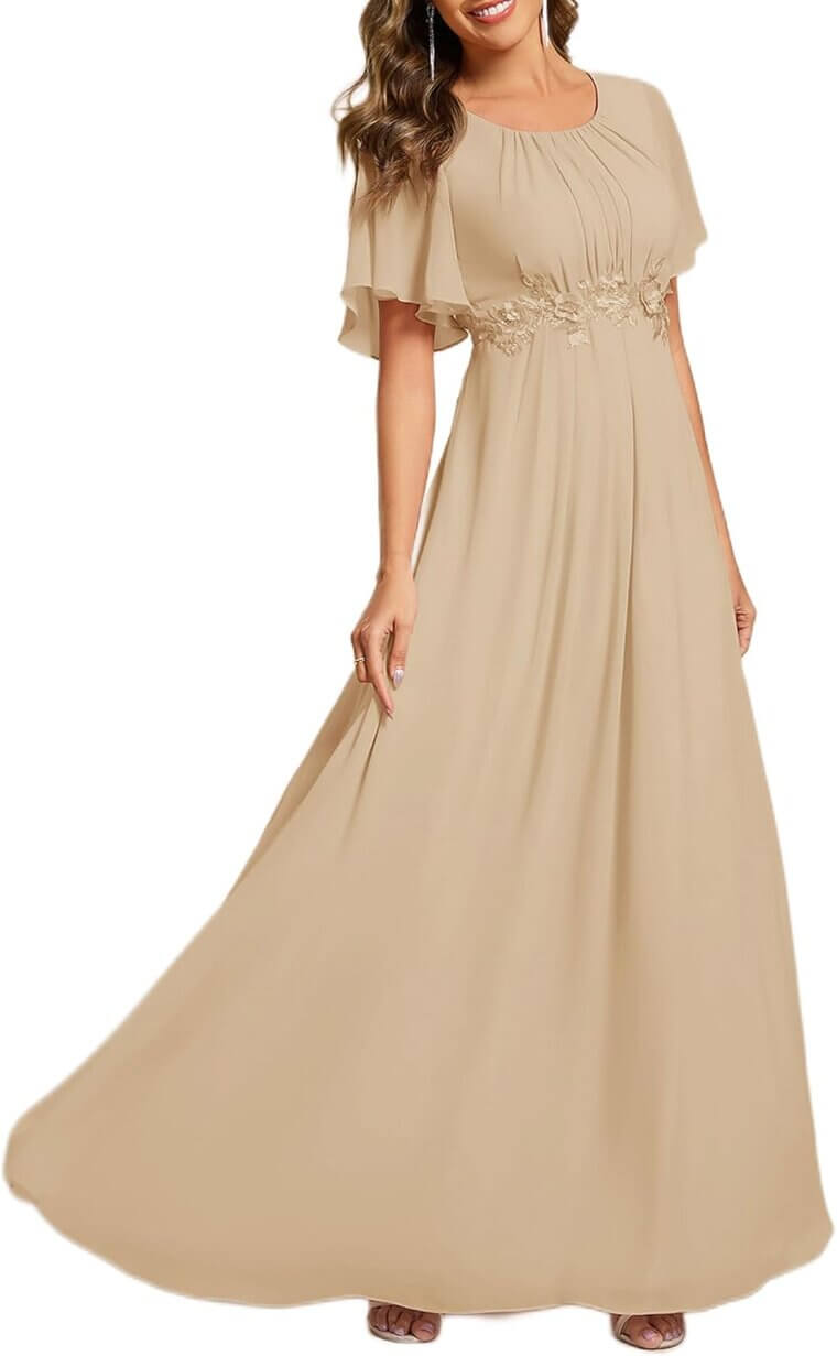 Ever-Pretty Chiffon Gown - Elegant Evening Dress for Special Occasions 