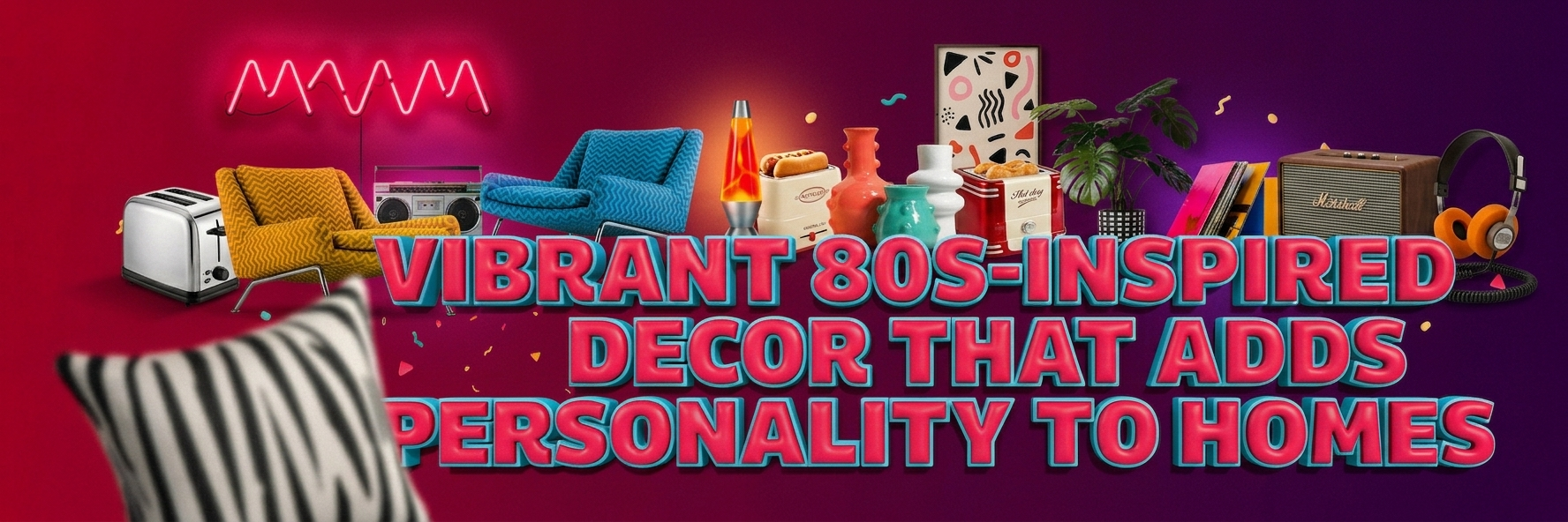 80s-Inspired Decor That Bringing Personality Back to Homes