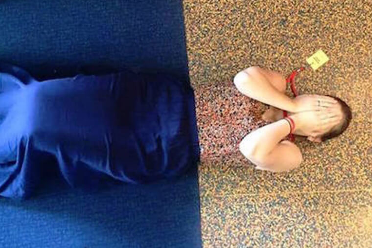 How Did She Know To Match The Floor?