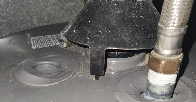 Melted Grommets on Water Heater