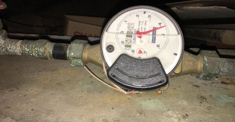 Water Meter Never Stops