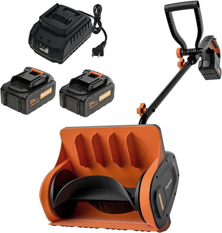 Cordless Snow Shovel - Lightweight, Battery-Powered Snow Blower - Now 35% Off!