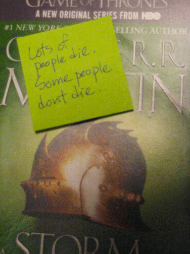 The Most Honest Of Book Reviews For Game Of Thrones