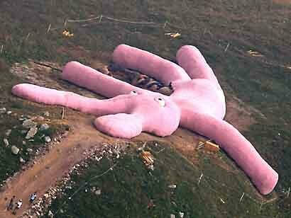 The 200-Foot Knitted Nightmare: Why a Giant Pink Bunny Is Rotting in the Italian Alps