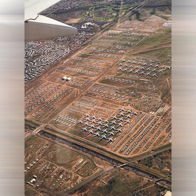The $35 Billion Boneyard: Arizona’s Silent Desert Where 4,000 Warplanes Go to Die