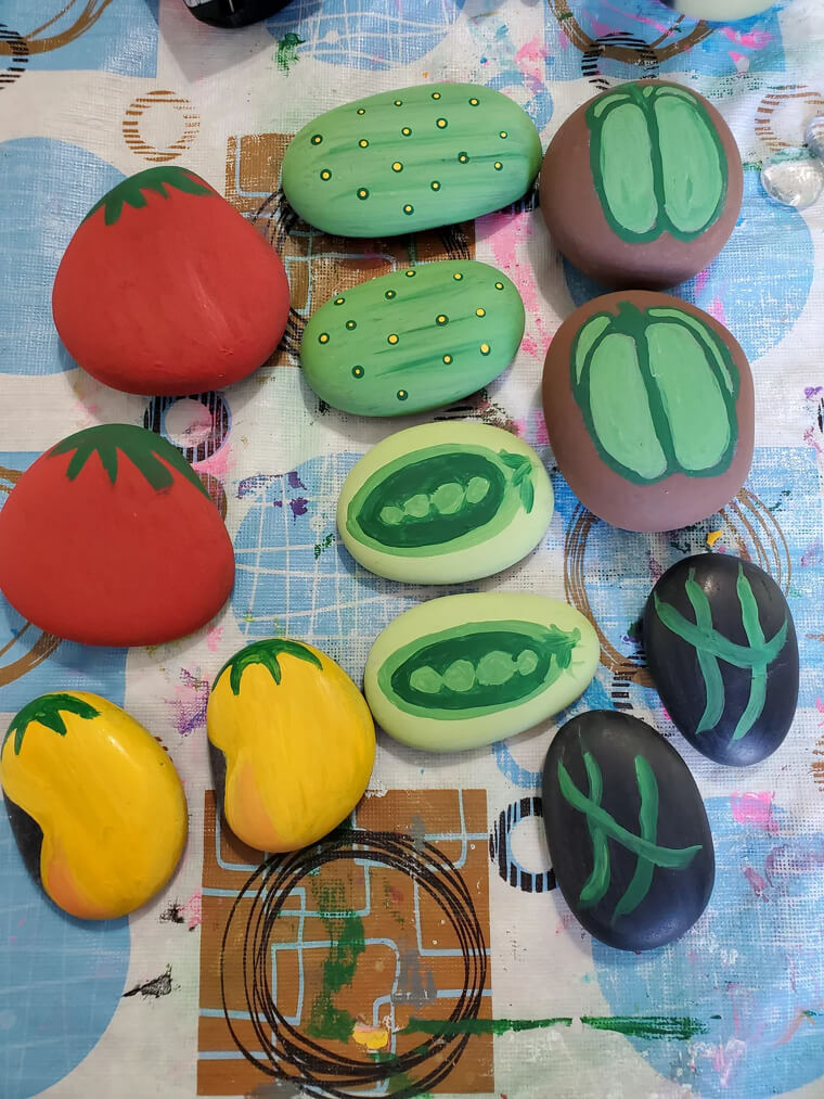 Homemade Garden Stones