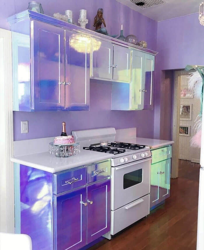Iridescent Kitchen Unit