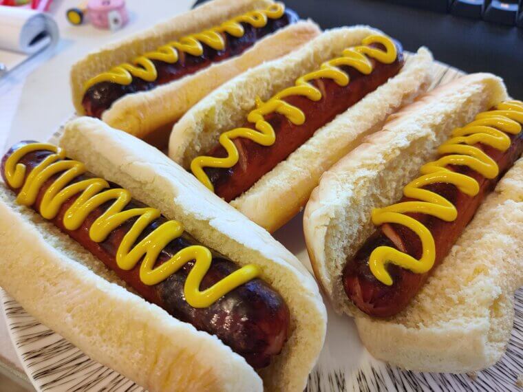 Hot Dogs That Have Been Spinning Forever