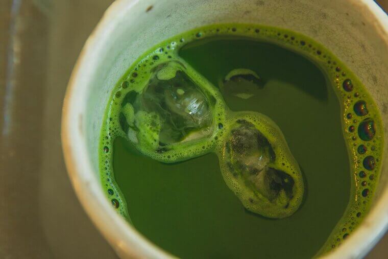 Drinking Matcha